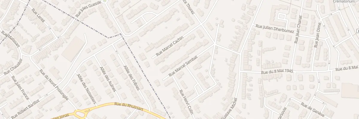 Plan du 17 Rue Marcel Sembat à Beuvrages