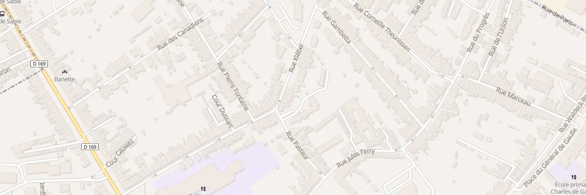 Plan du 49 Rue Kleber à Anzin