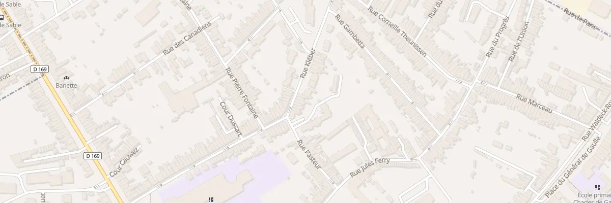 Plan du 51 Rue Kleber à Anzin