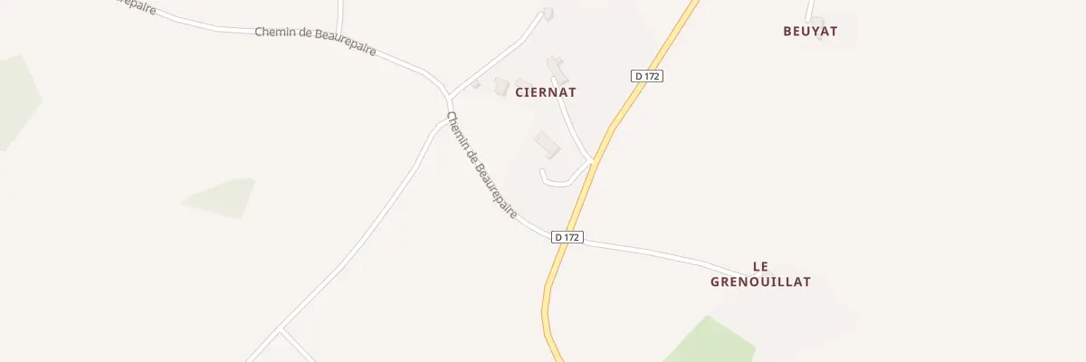 Plan du 26 Rte de Saint Gerand à Montaigu-le-Blin