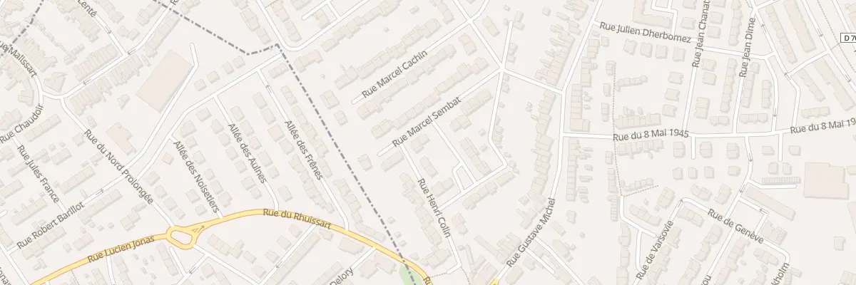 Plan du 34 Rue Marcel Sembat à Beuvrages