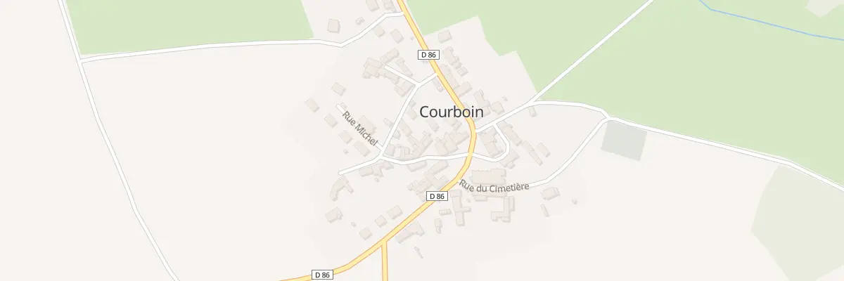 Plan du 8 Rue du Tour de Ville à Courboin