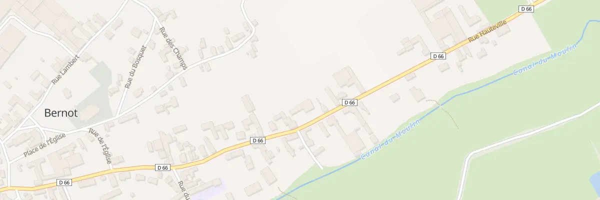 Plan du 25 Rue de Hauteville à Bernot