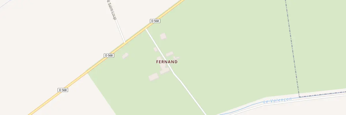 Plan du 5212 Fernand à Boucé