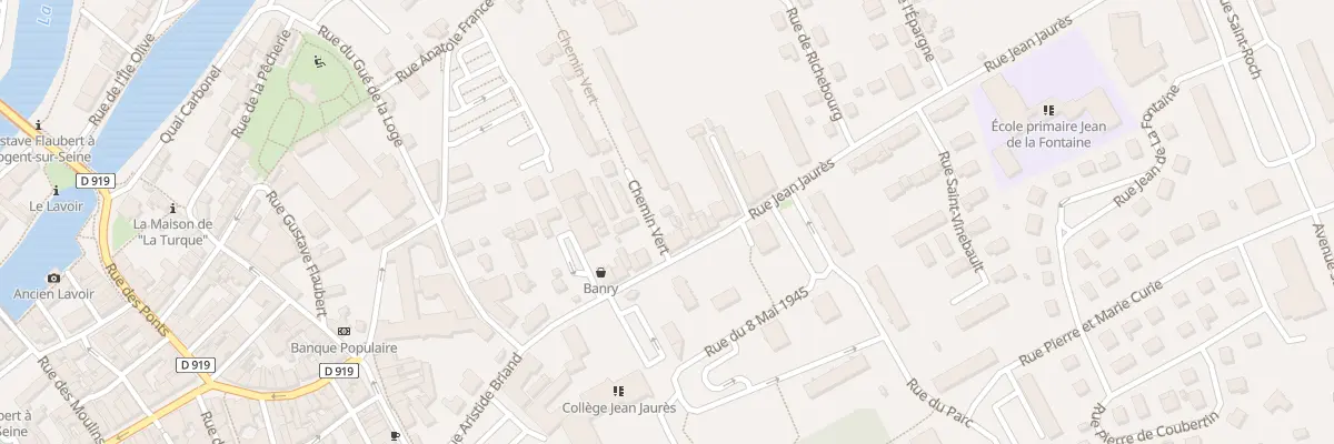 Plan du 19 Rue Jean Jaures à Nogent-sur-Seine