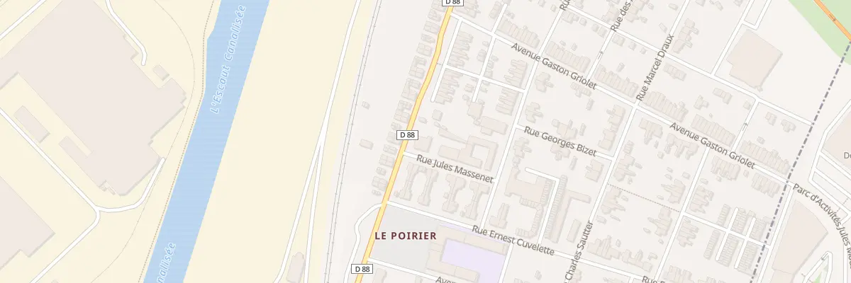 Plan du 82 Rue Gustave Delory à Trith-Saint-Léger