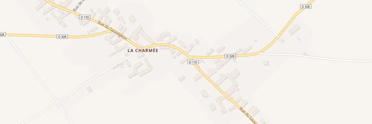 Plan du 104 La Charmée à Lailly