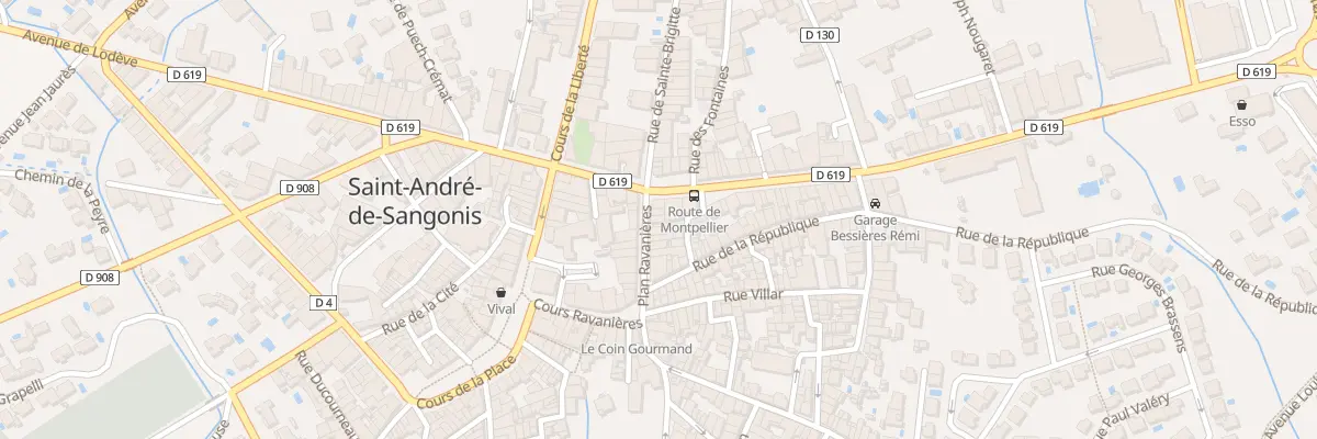 Plan du 32 Crs Ravanières à Saint-André-de-Sangonis