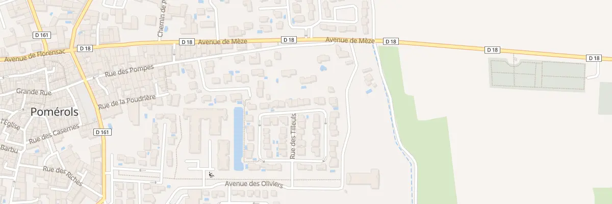 Plan du 29 Rue du Romarin à Pomérols