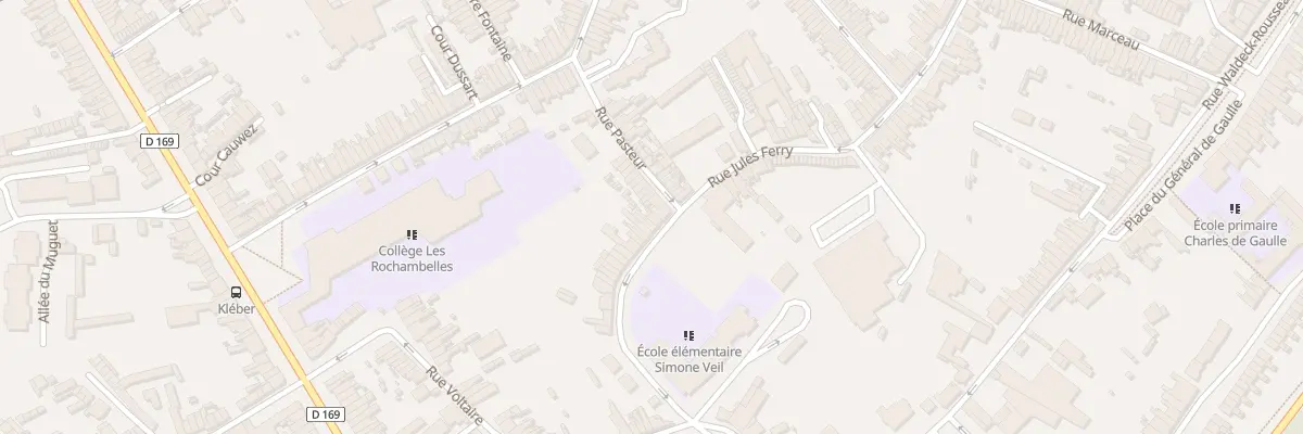 Plan du 28 Rue Jules Ferry à Anzin