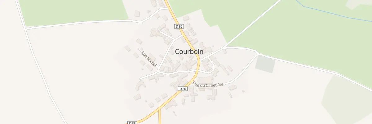 Plan du 4 Pl de l’Eglise à Courboin