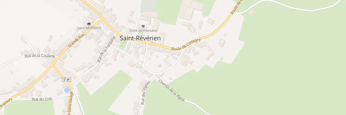Plan du 30 Rte de Corbigny à Saint-Révérien