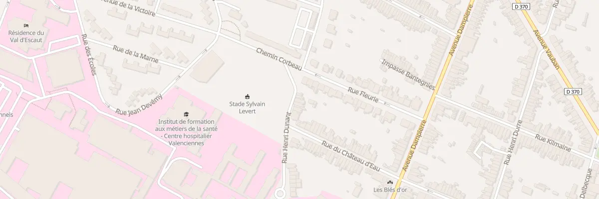 Plan du 48B Rue Henry Dunant à Valenciennes
