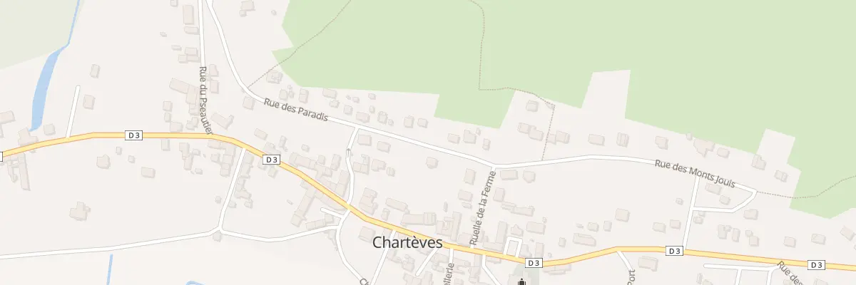 Plan du 23 Rue des Paradis à Chartèves