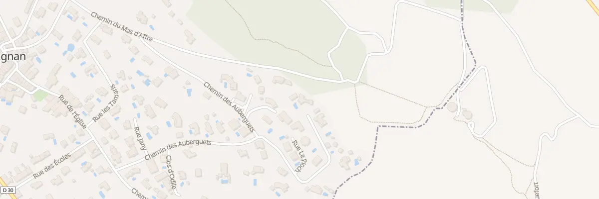 Plan du 270 Rue du Mistral à Campagnan