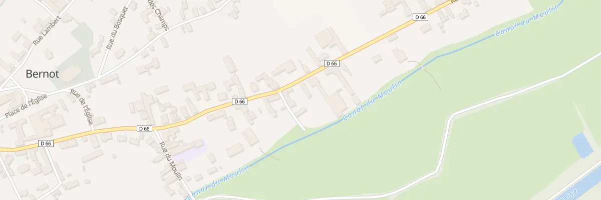 Plan du 40 Rue de Hauteville à Bernot