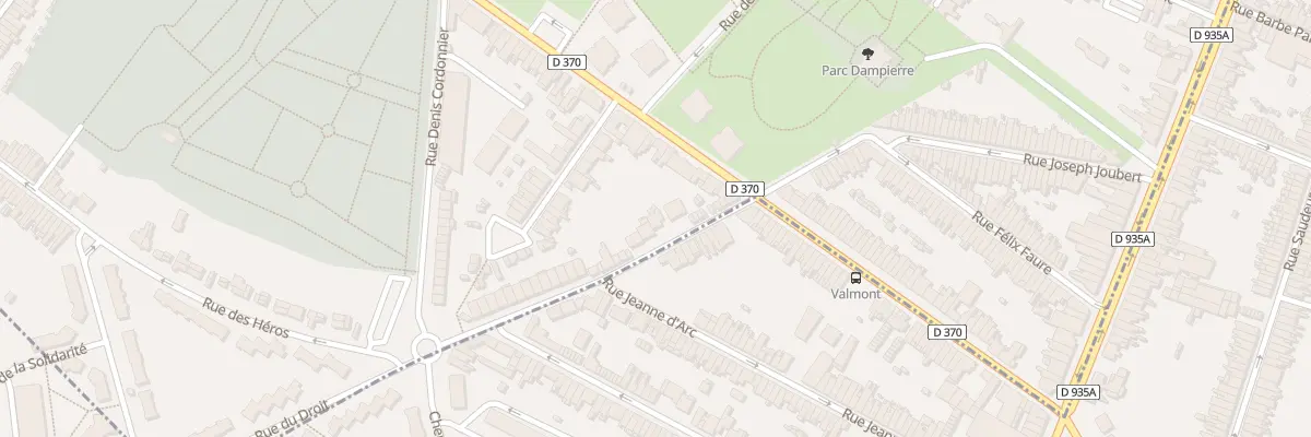 Plan du 3 Rue Leon Blum à Anzin