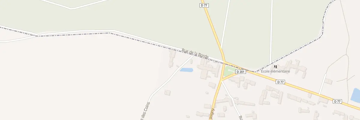 Plan du 2 Che des Coins à Villechétive