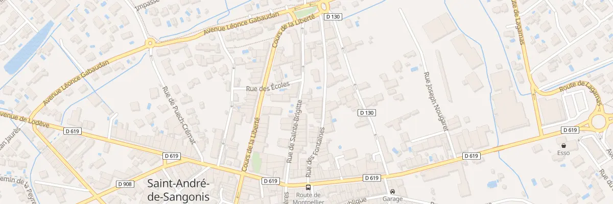 Plan du 16 Rue de Sainte Brigitte à Saint-André-de-Sangonis