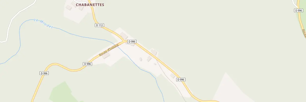 Plan du 5252 Les Cotes de Chabanette à Auzelles