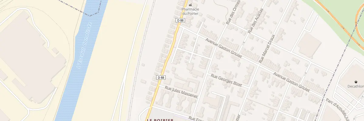 Plan du 90 Rue Gustave Delory à Trith-Saint-Léger