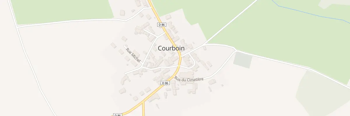 Plan du 5 Pl de l’Eglise à Courboin
