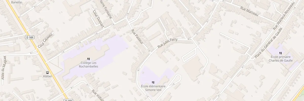 Plan du 34 Rue Jules Ferry à Anzin