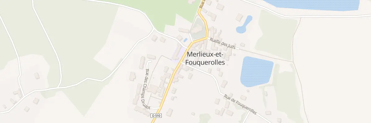 Plan du 1 Rue de Fouquerolles à Merlieux-et-Fouquerolles