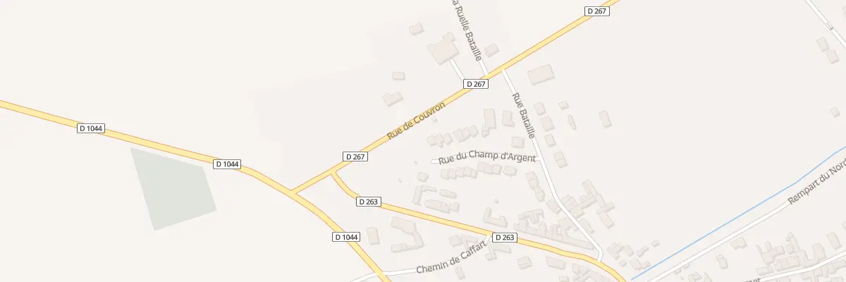 Plan du 14 Rue du Champ d’Argent à Crépy