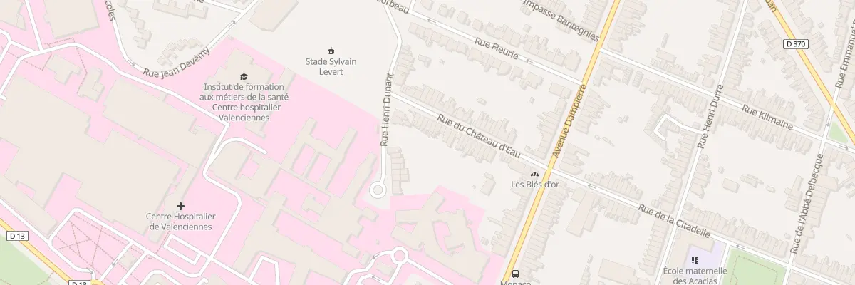 Plan du 29 Rue du Château d’Eau à Valenciennes