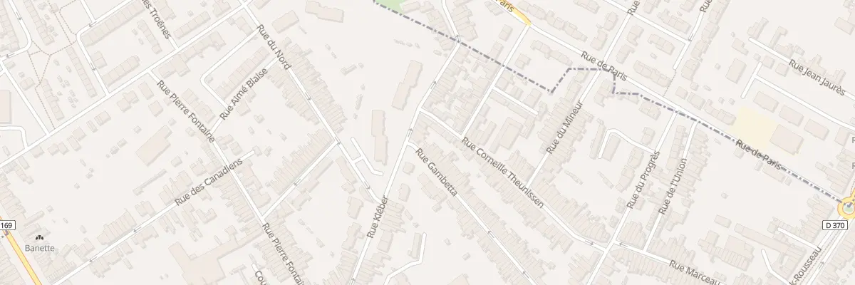 Plan du 77 Rue Kleber à Anzin
