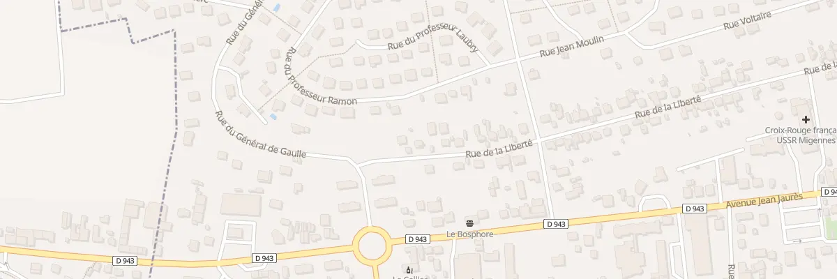 Plan du 122T Rue de la Liberté à Migennes