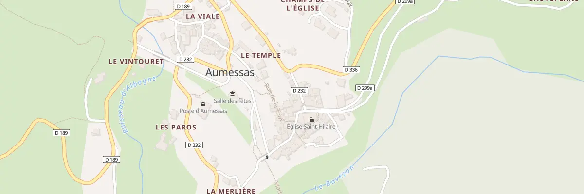 Plan du 5011 Le Village à Aumessas