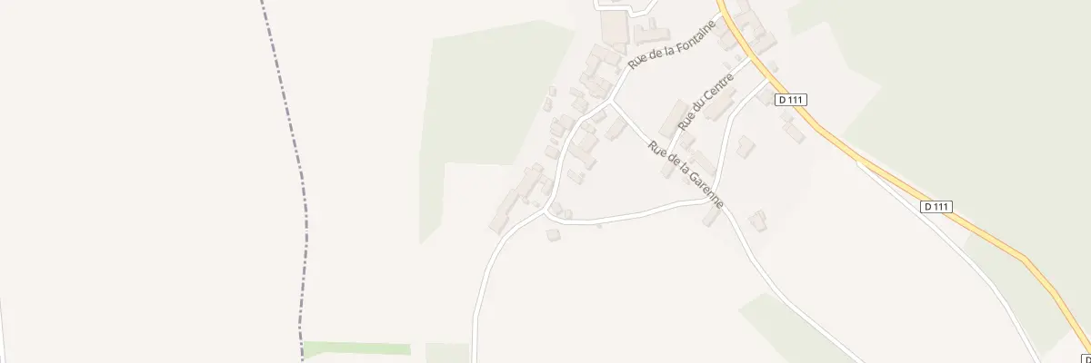 Plan du 5 Rue de la Fontaine à Prénereau à Migé