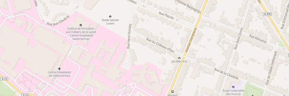Plan du 27 Rue du Château d’Eau à Valenciennes