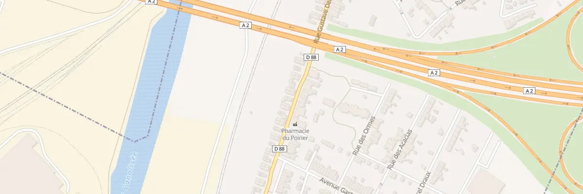 Plan du 105 Rue Gustave Delory à Trith-Saint-Léger