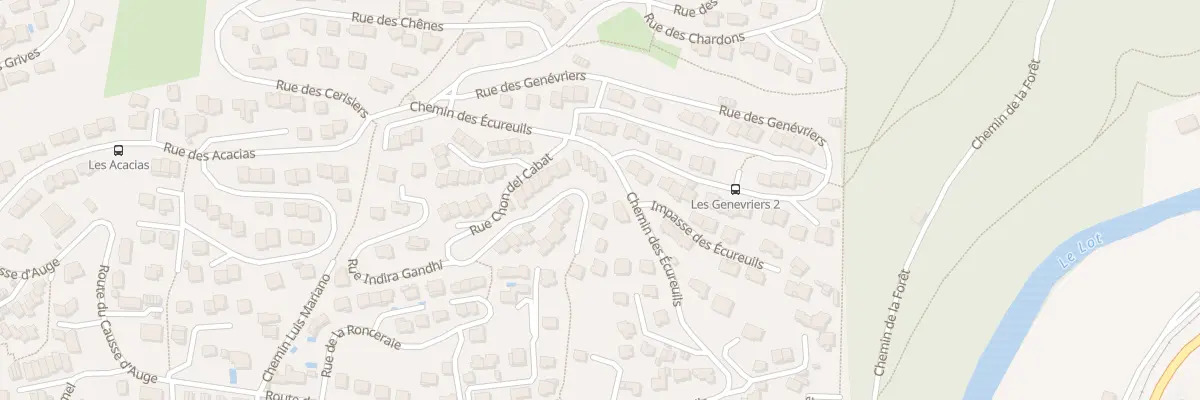 Plan du 27 Rue Chon Del Cabat à Mende