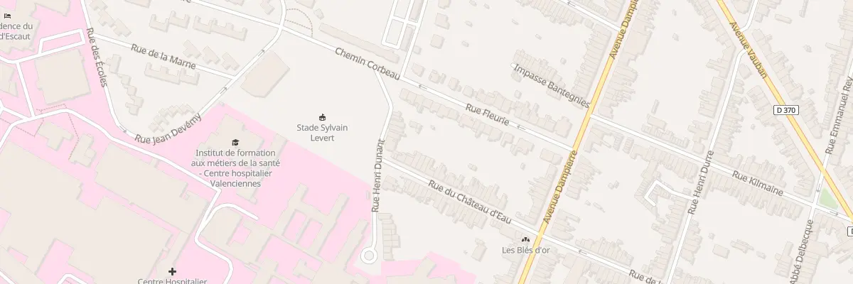 Plan du 28 Rue du Château d’Eau à Valenciennes