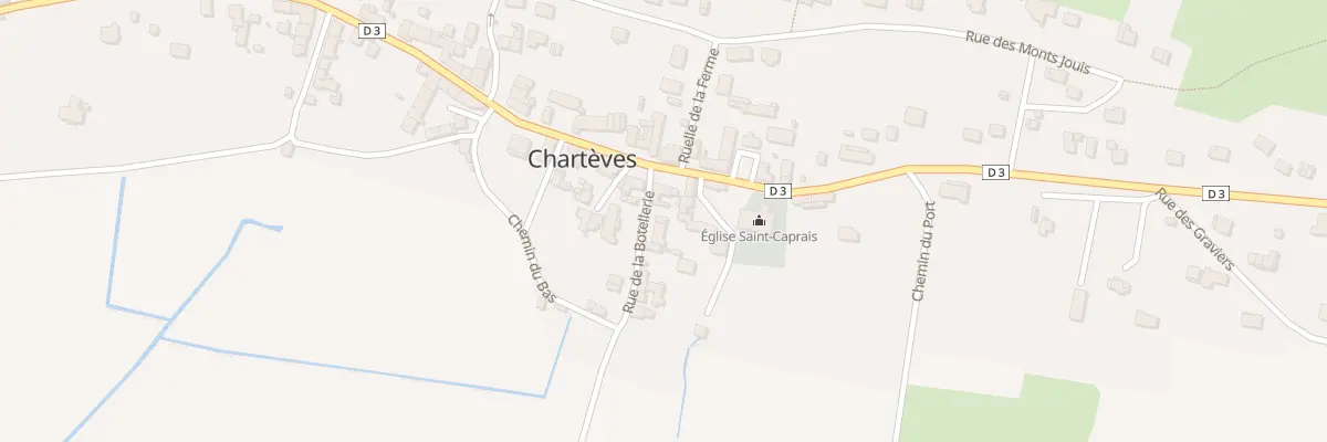 Plan du 3 Rue de la Botellerie à Chartèves