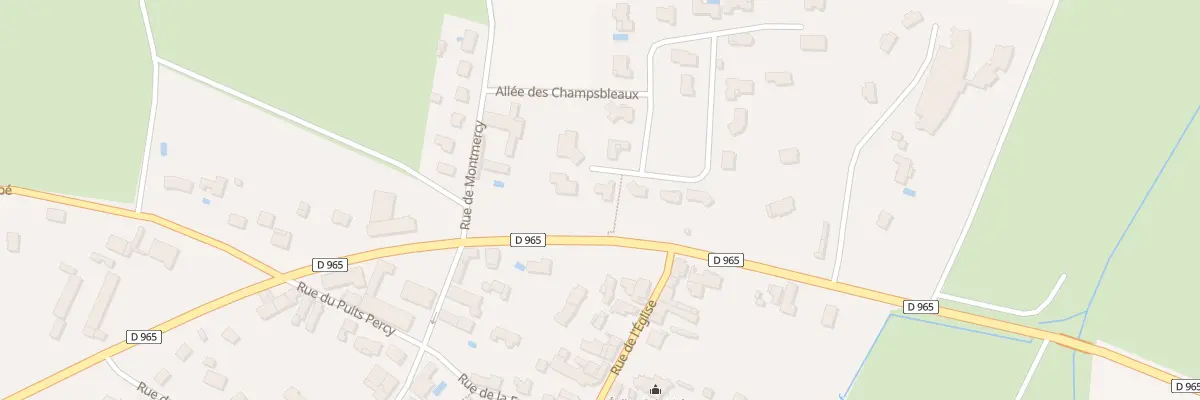 Plan du 3 All des Champsbleaux à Villefargeau