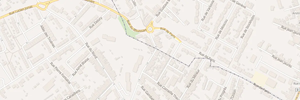 Plan du 118 Rue Kleber à Anzin