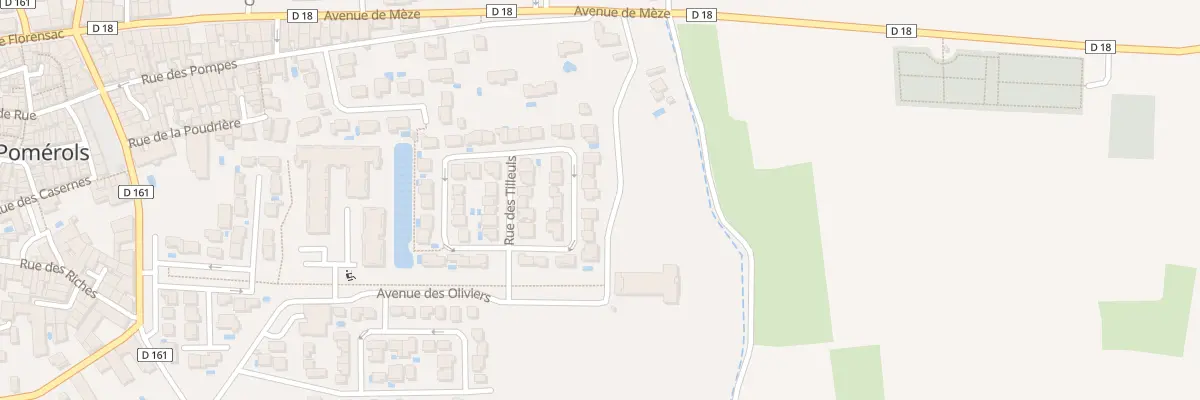 Plan du 45 Rue du Romarin à Pomérols