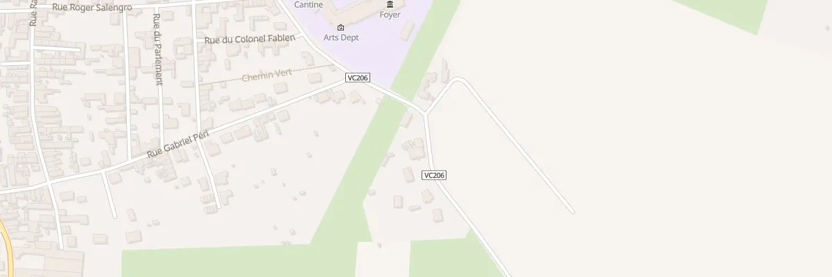 Plan du 14 Rue Emile Zola à Solesmes