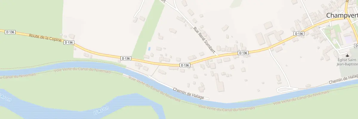 Plan du 55 Rue Lucien Perreimond à Champvert