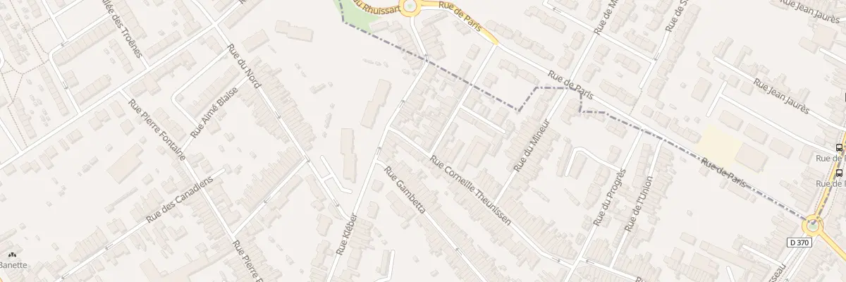 Plan du 2 Rue Fosse de la Cave à Anzin
