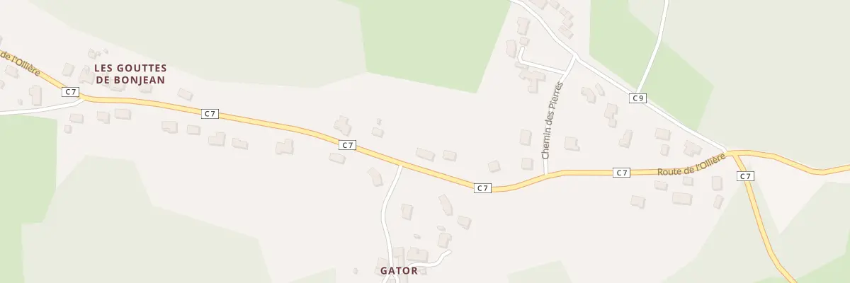 Plan du 5238 Gator à Dorat