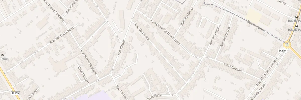 Plan du 56 Rue Gambetta à Anzin