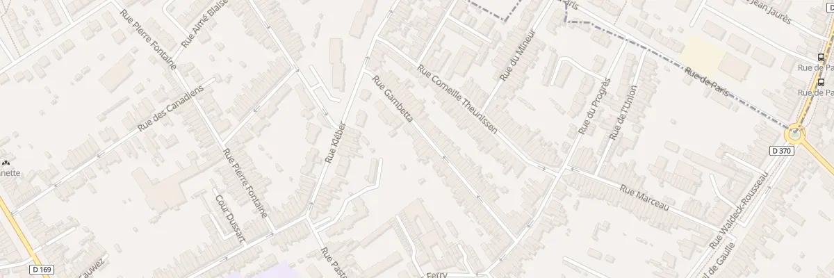 Plan du 58 Rue Gambetta à Anzin