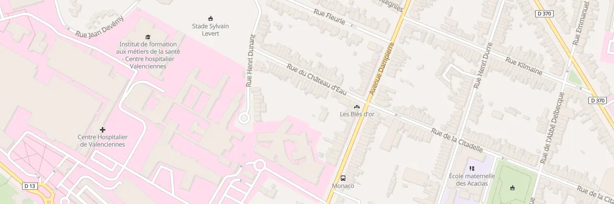Plan du 11 Rue du Château d’Eau à Valenciennes