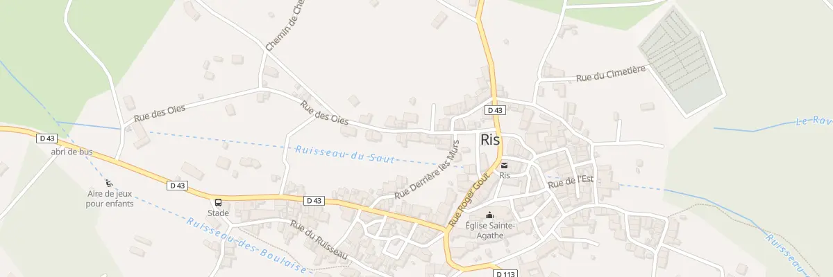 Plan du 9 Rue des Oies à Ris